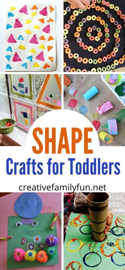 Simple And Fun Shape Crafts For Toddlers Creative Family Fun