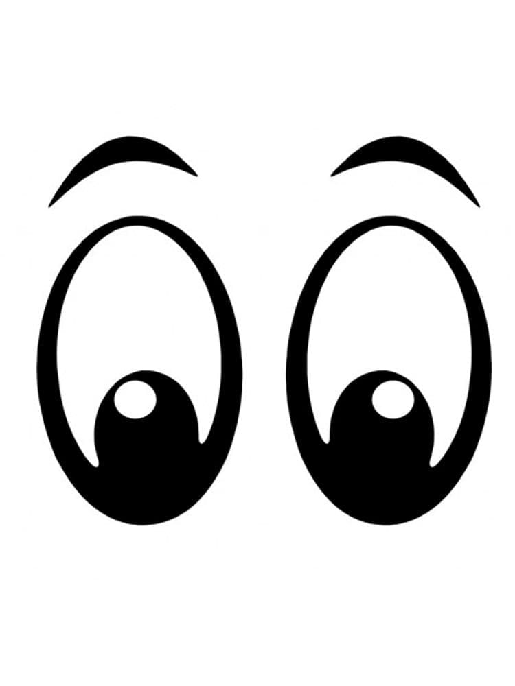 Simple Eye Coloring Page Free Printable Coloring Pages For Kids