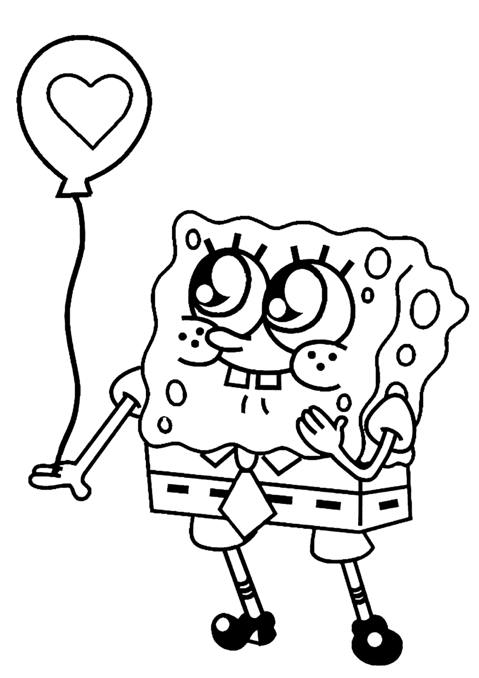 Spongebob Pages To Color