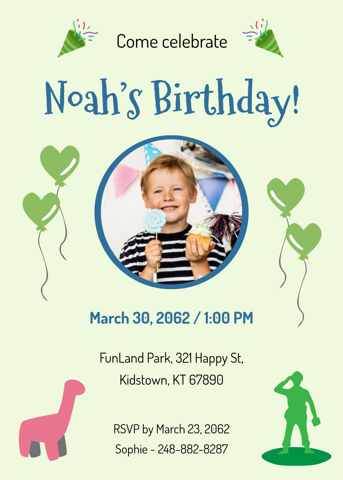 birthday invitation card template free
