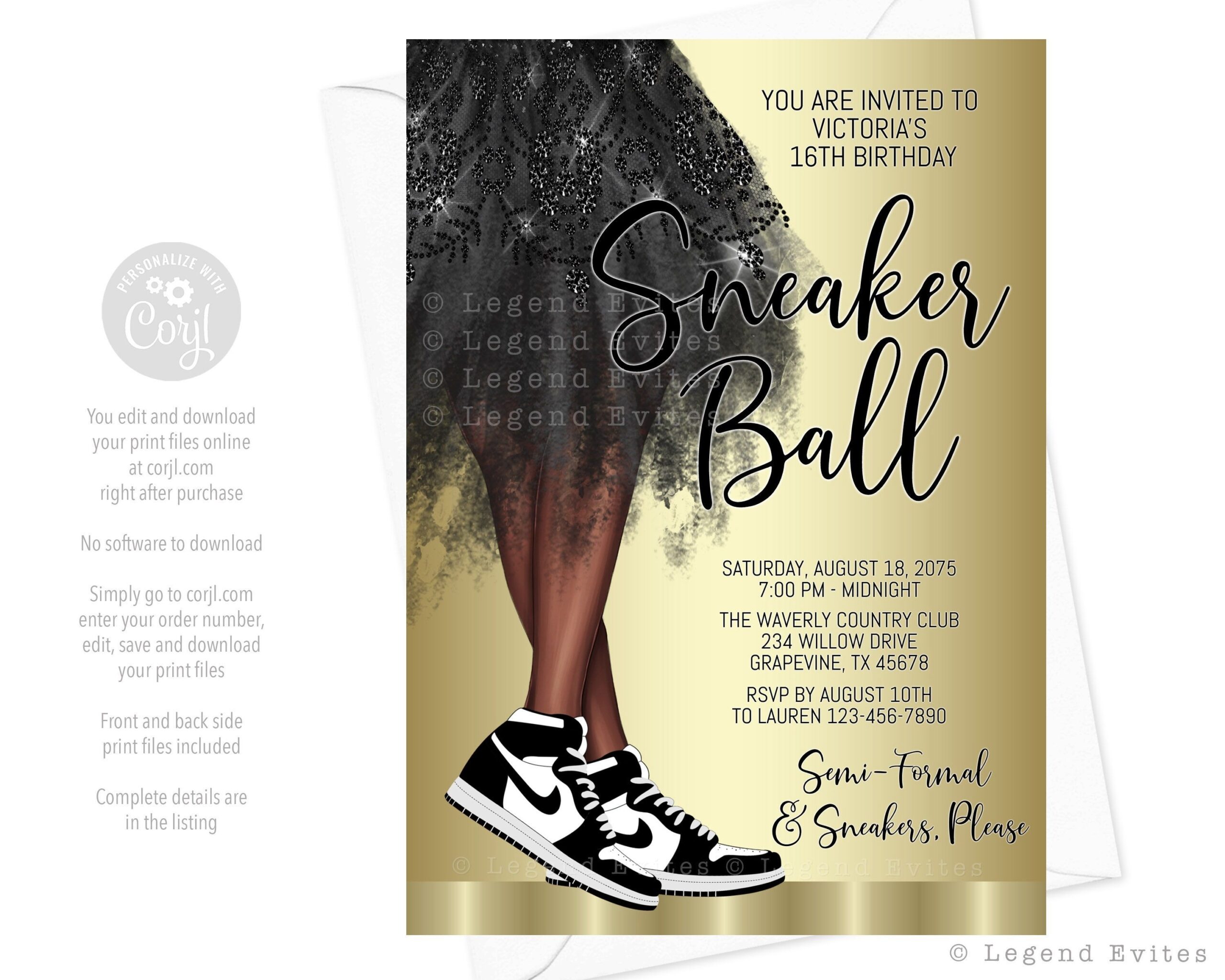 ball invitation template