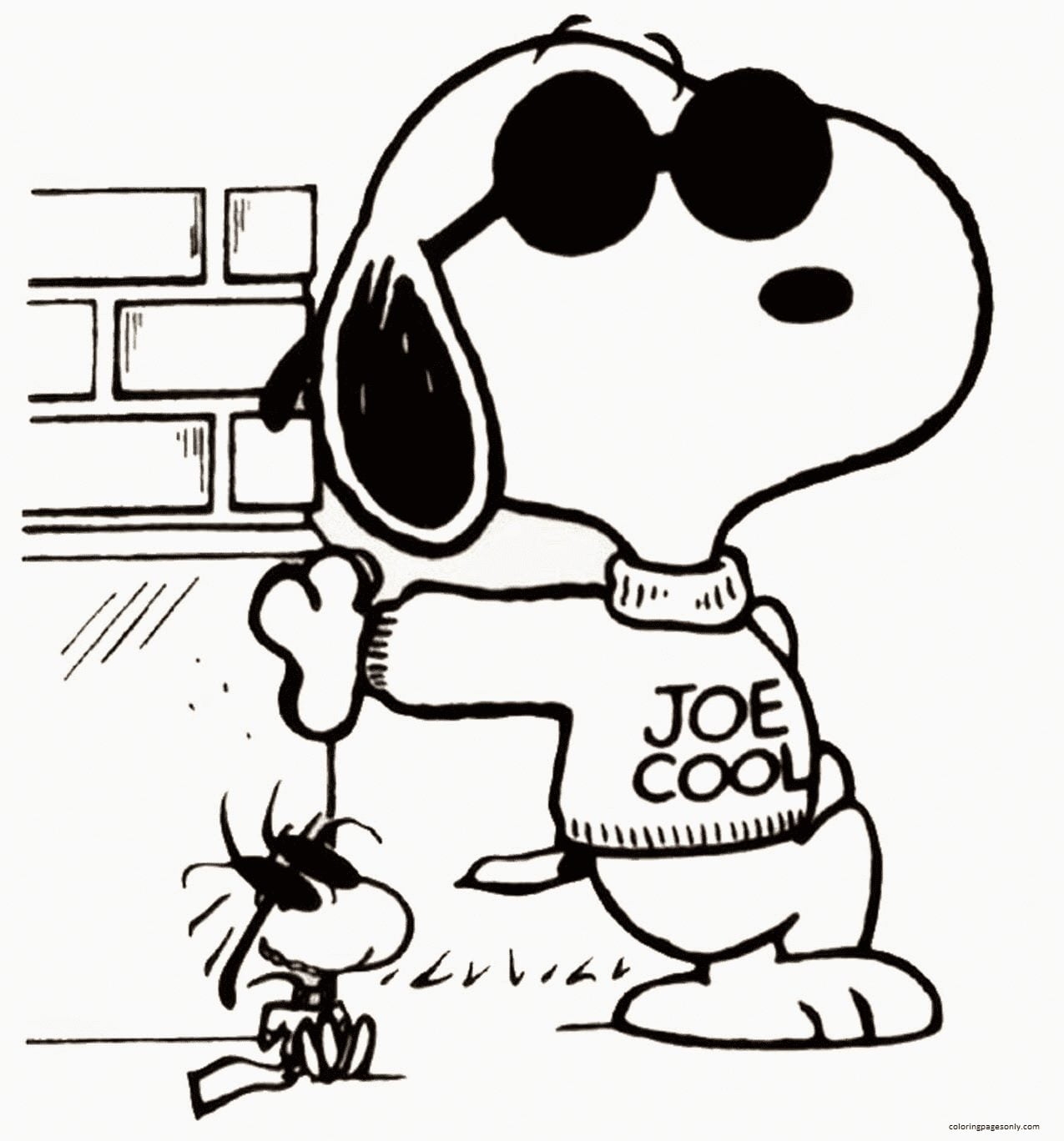 Snoopy Home Coloring Page Free Printable Coloring Pages