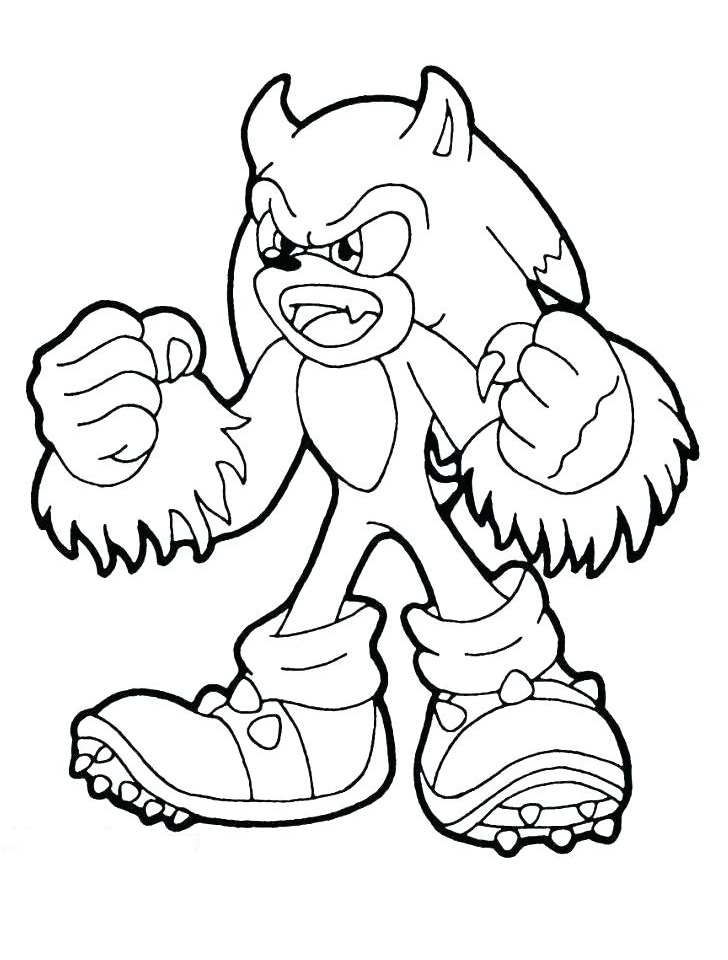 printable pictures sonic