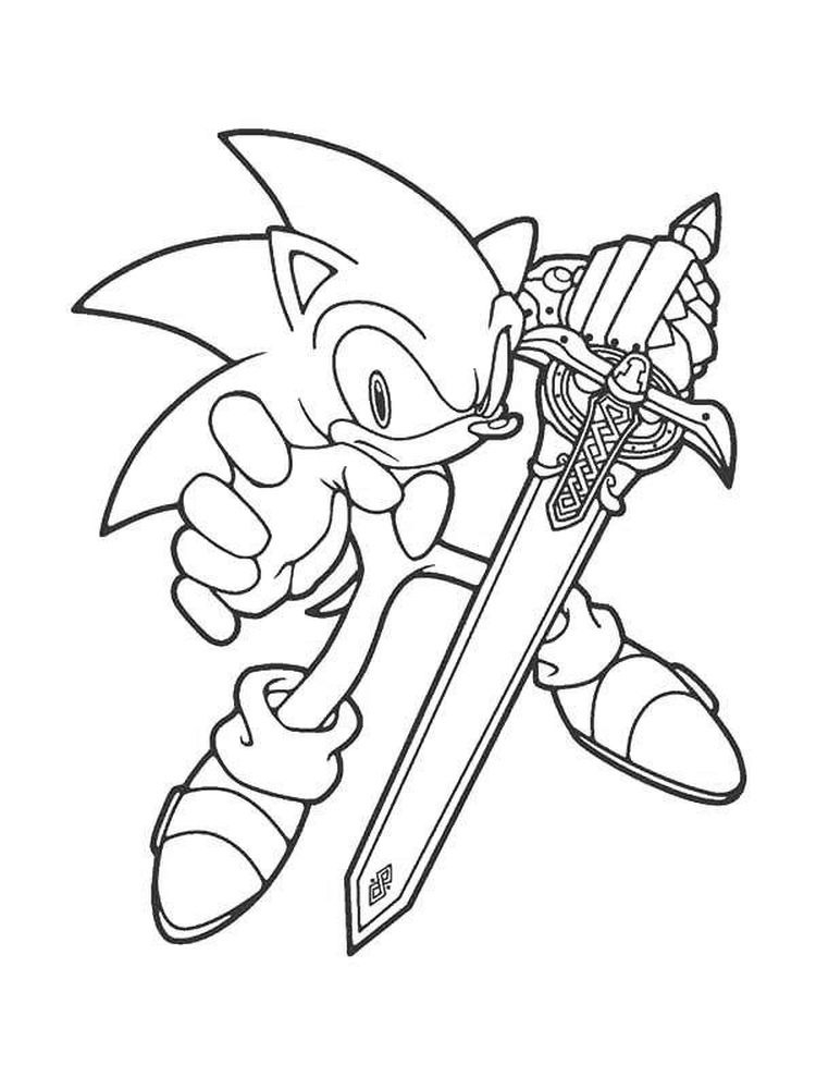 Sonic Hedgehog Colouring Pages Free Online Coloring Pages