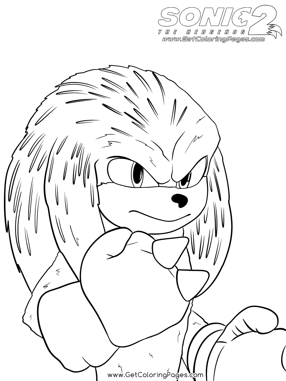Free Coloring Pages Sonic The Hedgehog