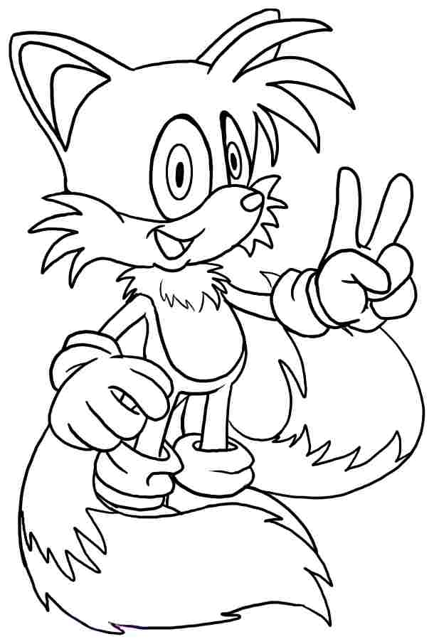 Sonic The Hedgehog Coloring Pages Free