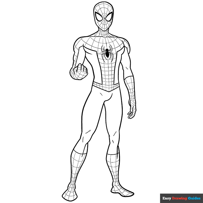 Spiderman Printable Coloring Pages Free