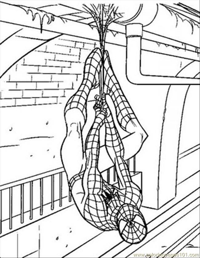 Spiderman Printable Coloring Home