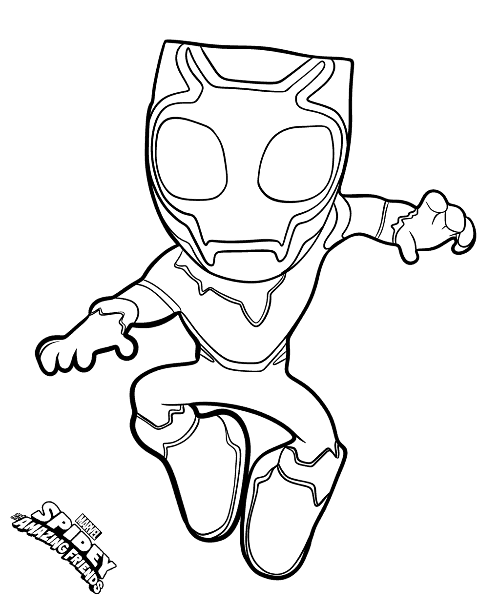Spidey Coloring Page