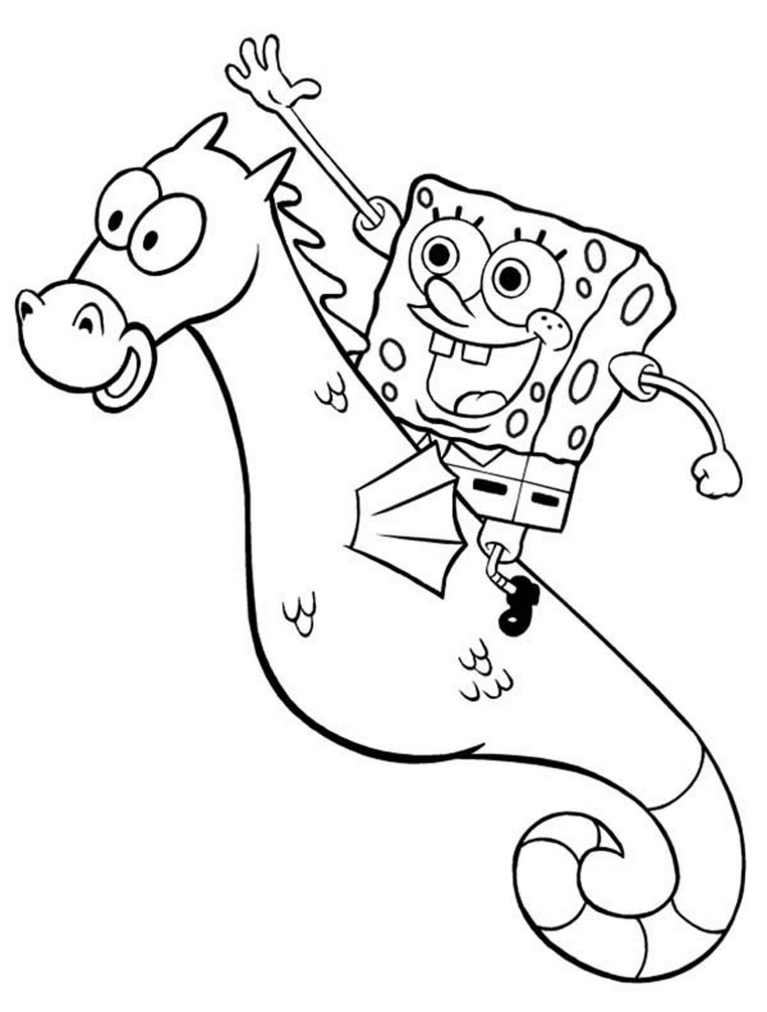 Spongebob Color Pages