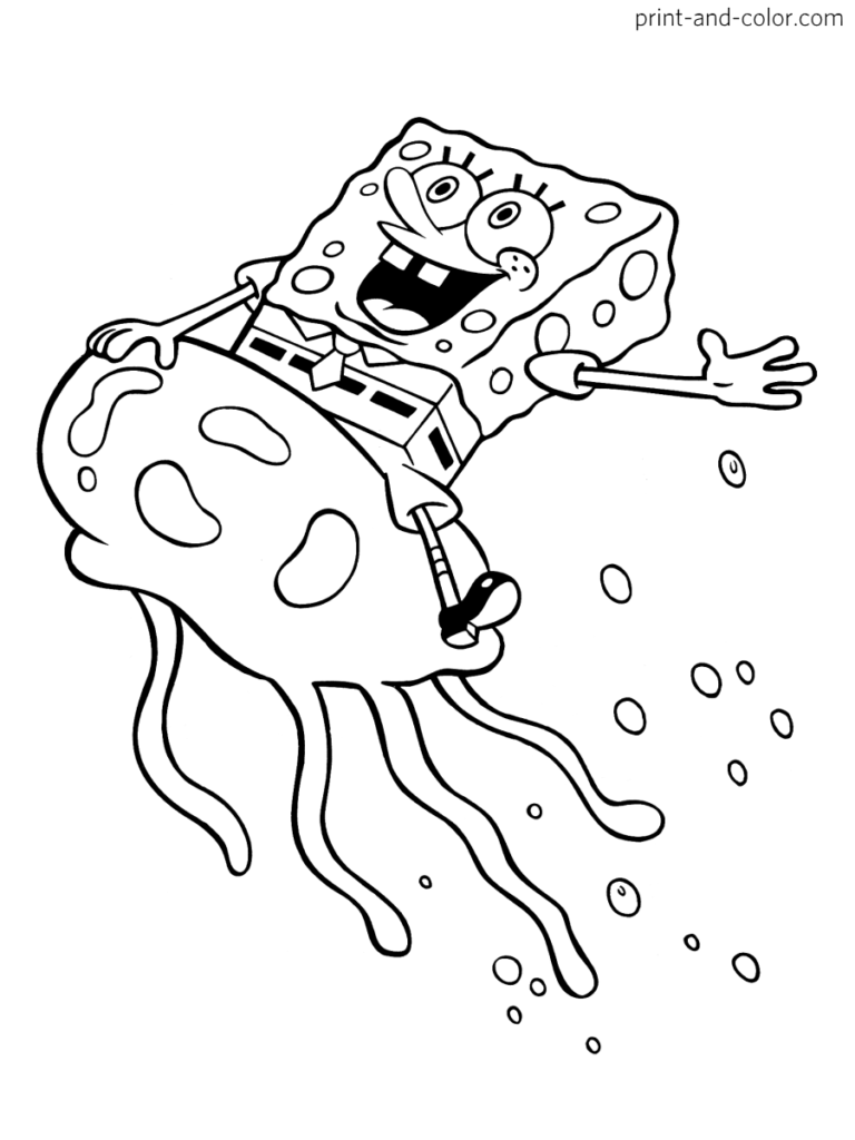Spongebob Squarepants Color Pages