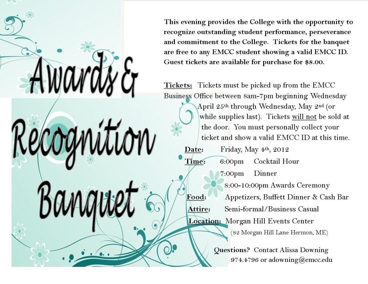 Sports Banquet Invitation Template