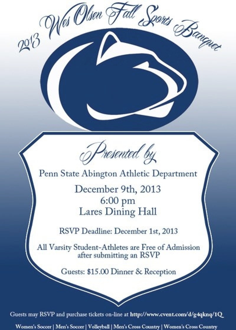 Sports Banquet Invitation Template