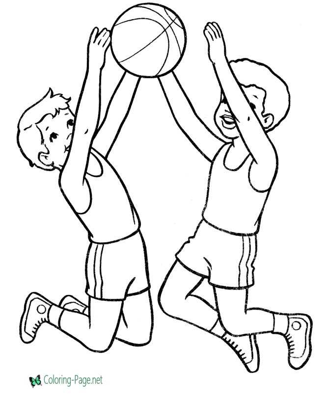 Sports Coloring Pages