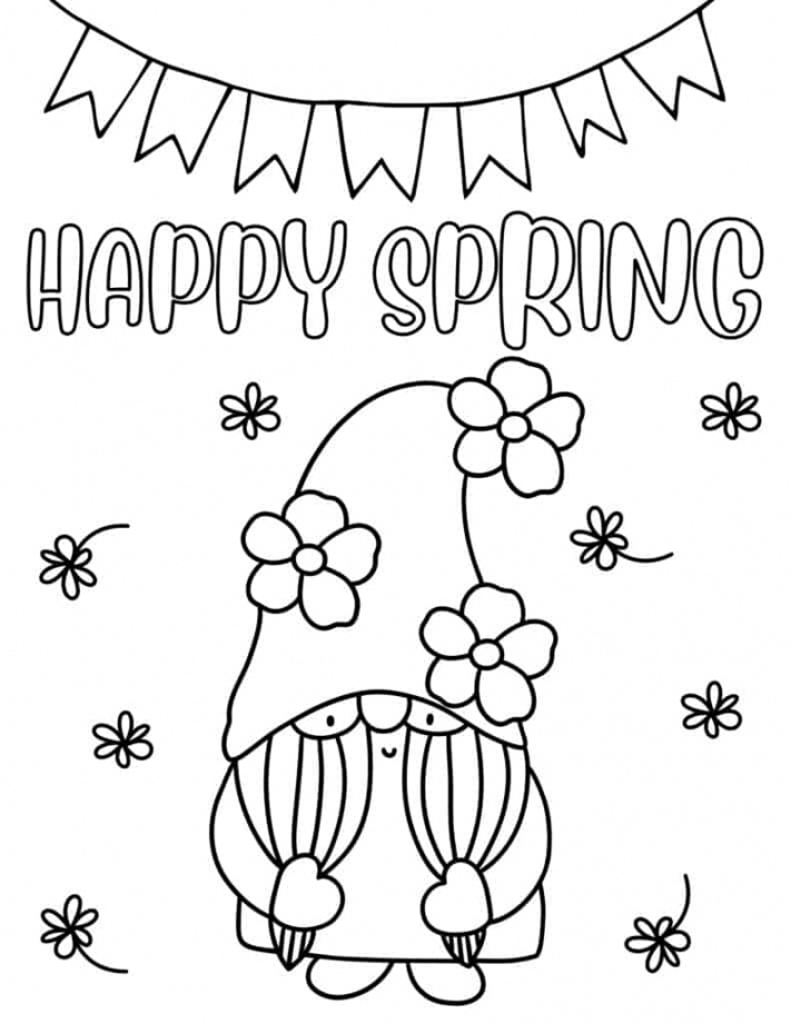 Spring Coloring Pages Free Printable FREE Printable HQ