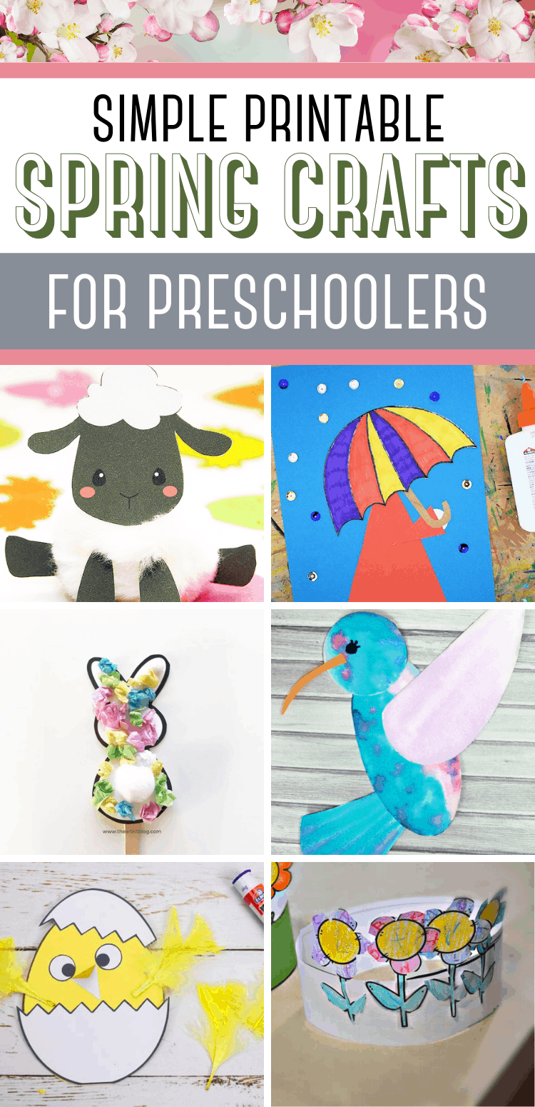 free printable spring craft templates