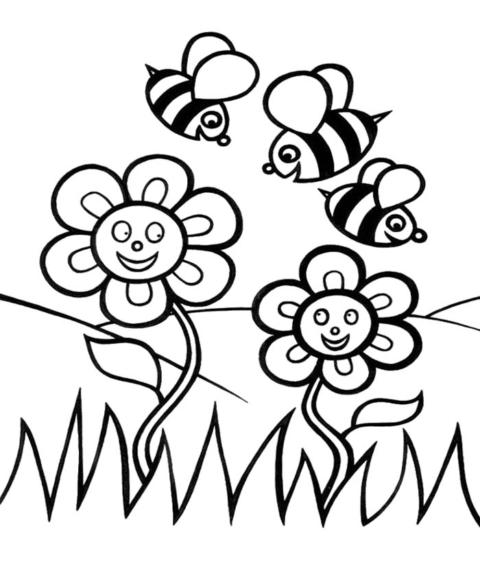 Flower Coloring Pages Free