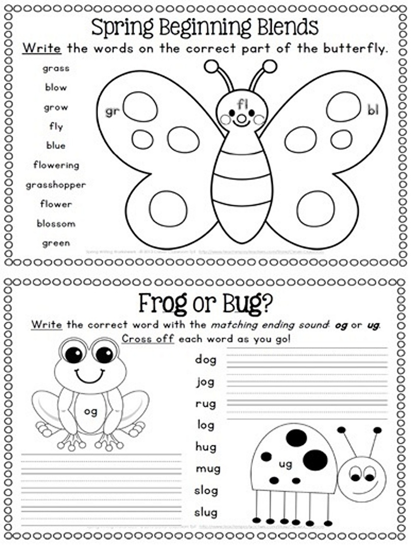 free printable spring activities for kids