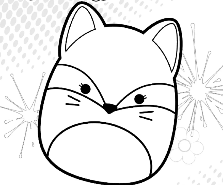 Squishmallow Coloring Page Coloring Home