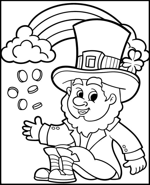 St Patrick Coloring Sheet Infoupdate