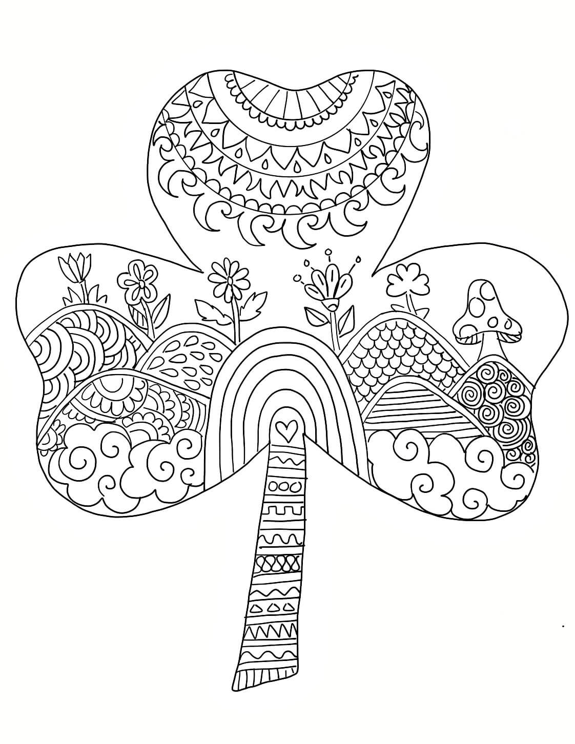 st patrick's day free coloring pages