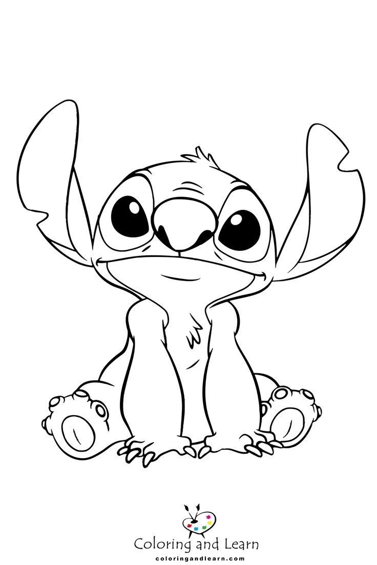 Stitch Coloring Pages 4 Stitch Coloring Pages Animal Coloring Pages 