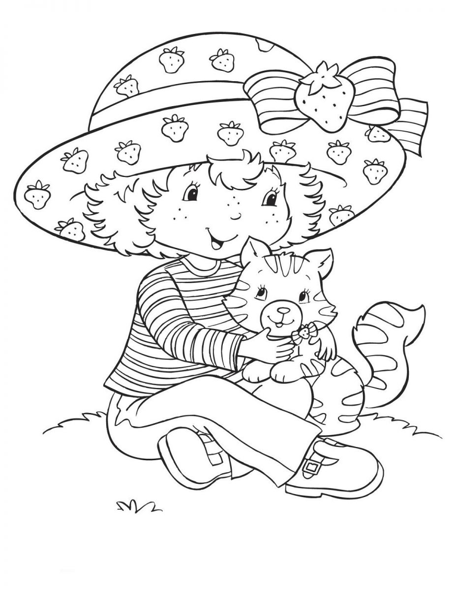 Strawberry Shortcake Printable Coloring Pages