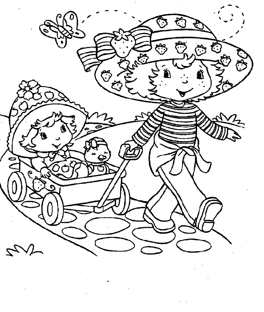 Strawberry Shortcake Printable Coloring Pages ColoringMe
