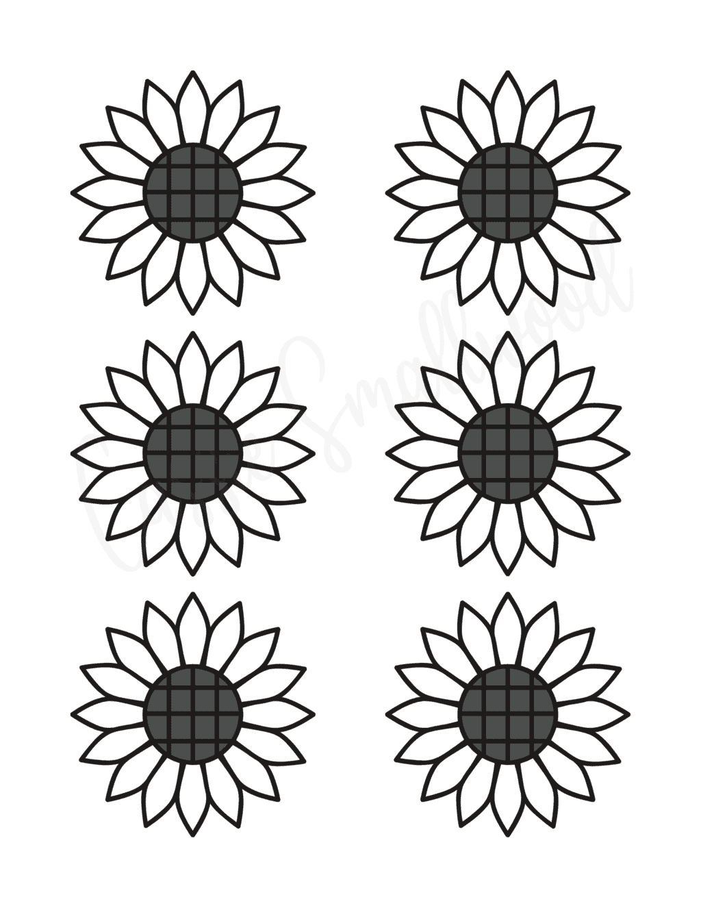 printable sunflower pictures