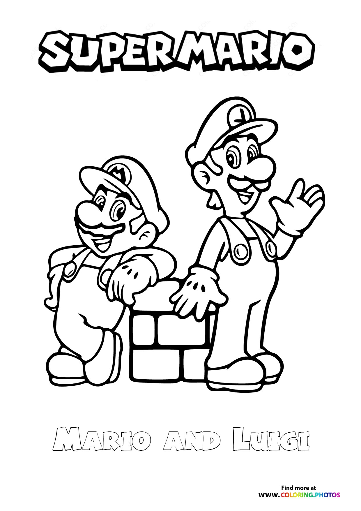 Print Mario Coloring Pages