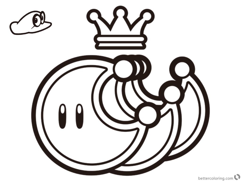 Mario Odyssey Coloring Pages
