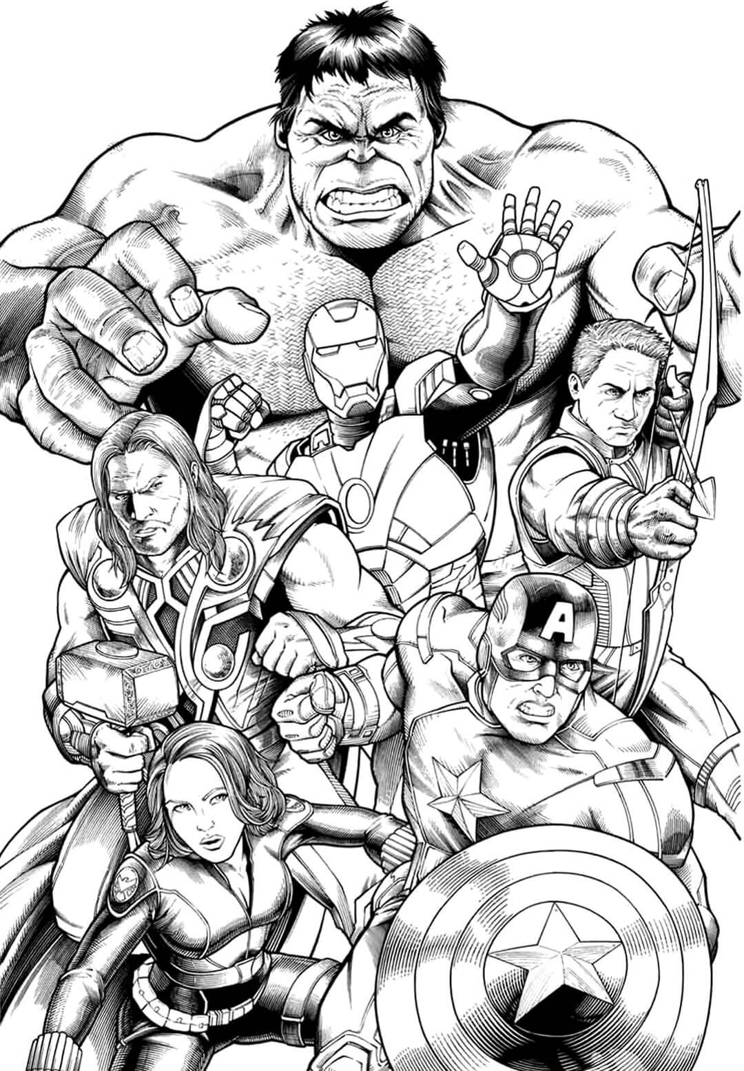 Superheroes Coloring Pages Printable