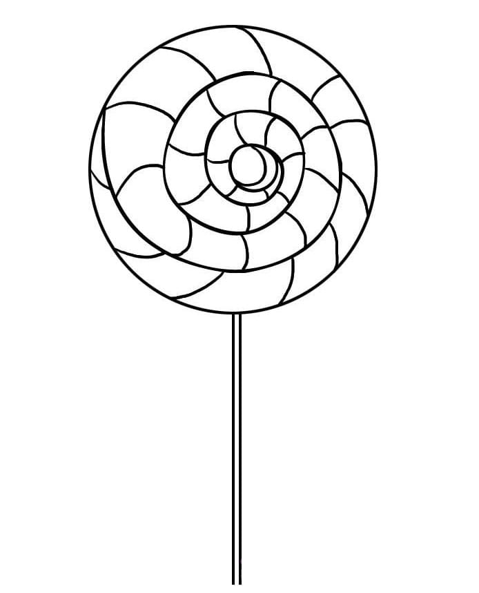 Sweet Lollipop Coloring Page Free Printable Coloring Pages For Kids