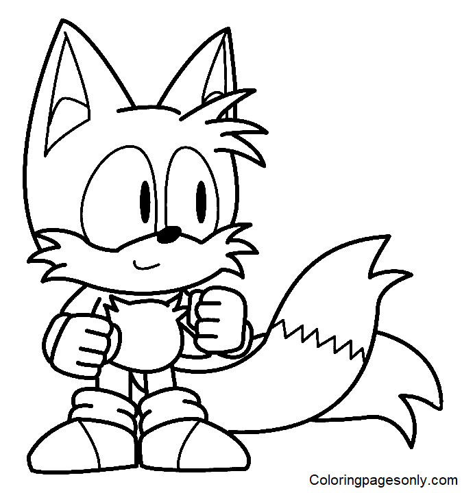 Tails Color Page