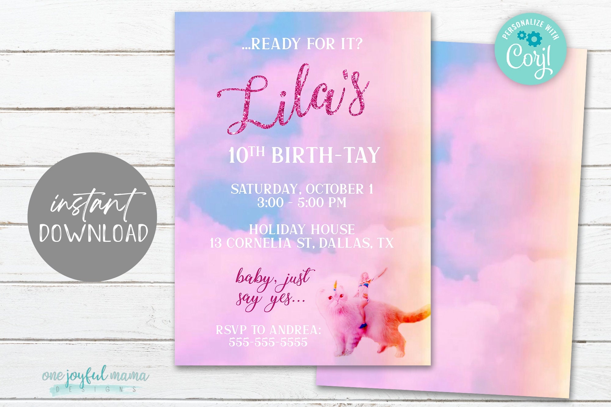 army party invite template