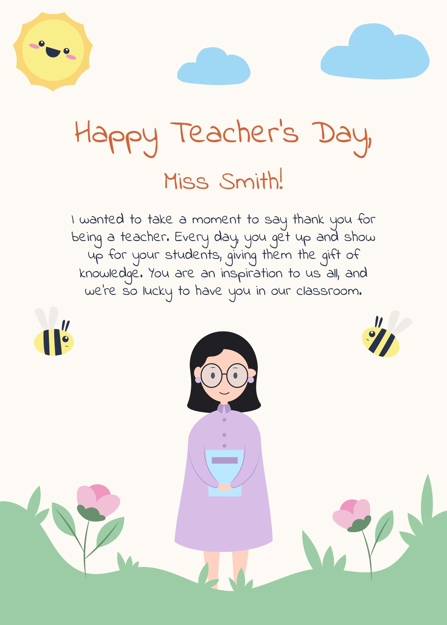 mother's day card kindergarten printable