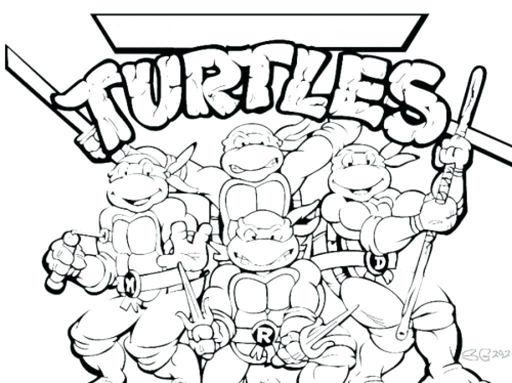 free printable teenage mutant ninja turtles coloring pages