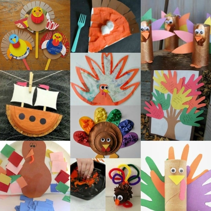 Thanksgiving Crafts For Toddlers One Crazy Mom