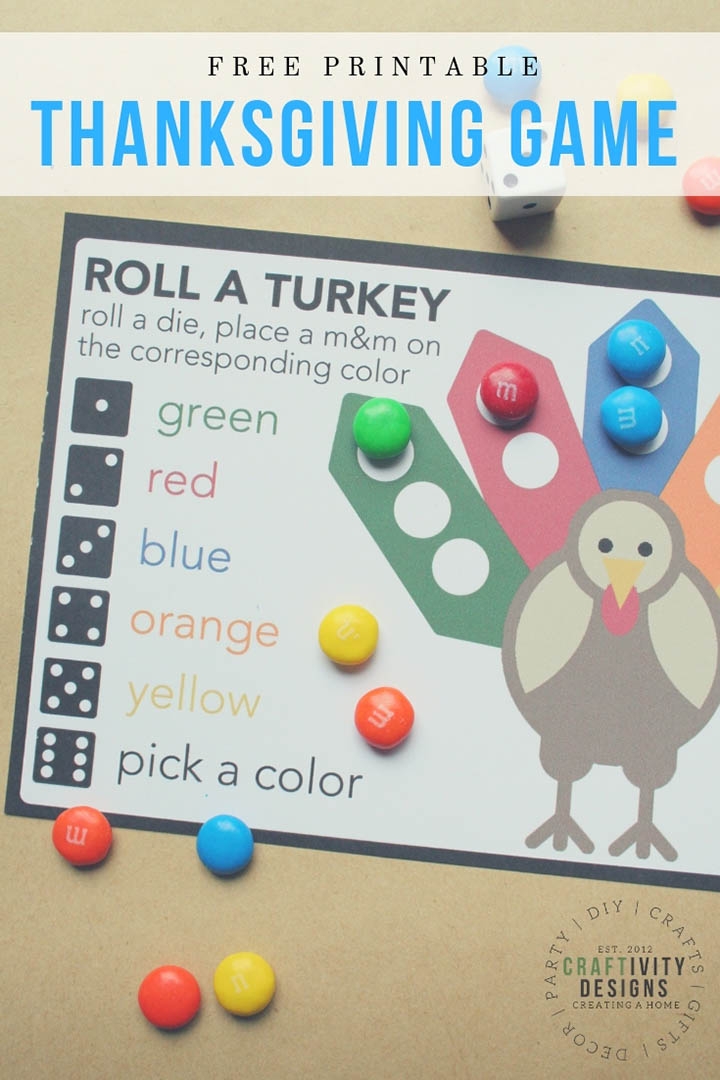 printable thanksgiving games for kids