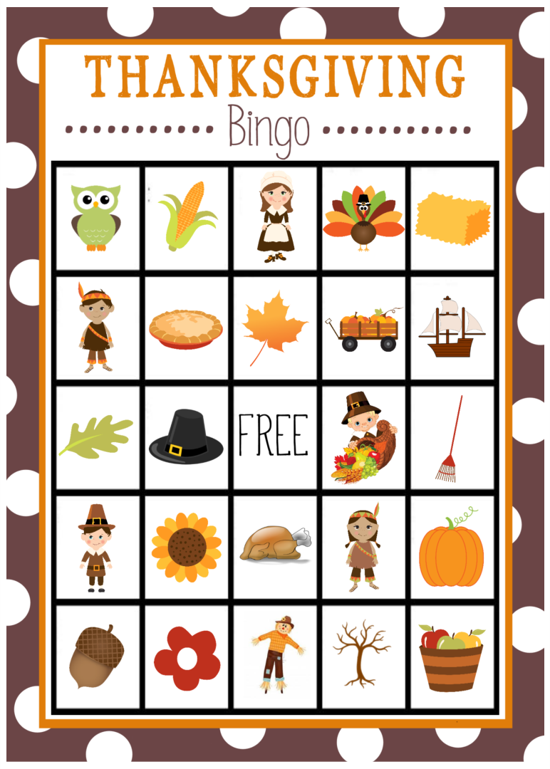 Thanksgiving Kids Crafts Printable