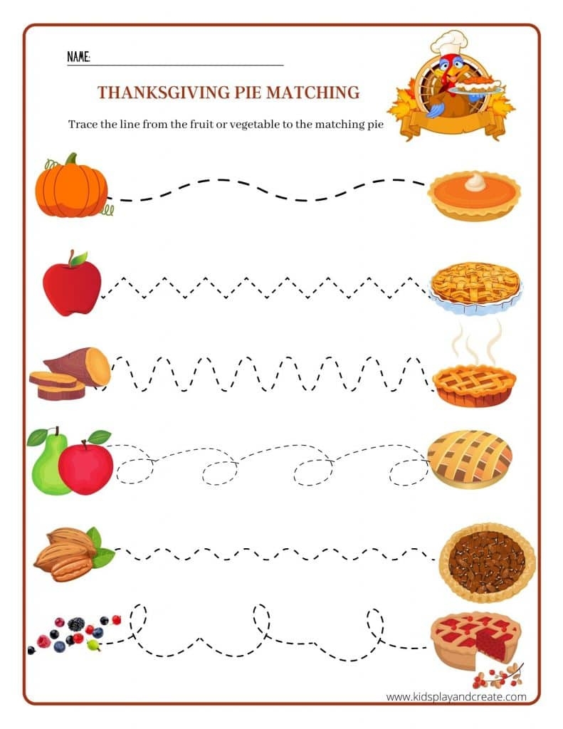 Thanksgiving Preschool Worksheet Printable Worksheets