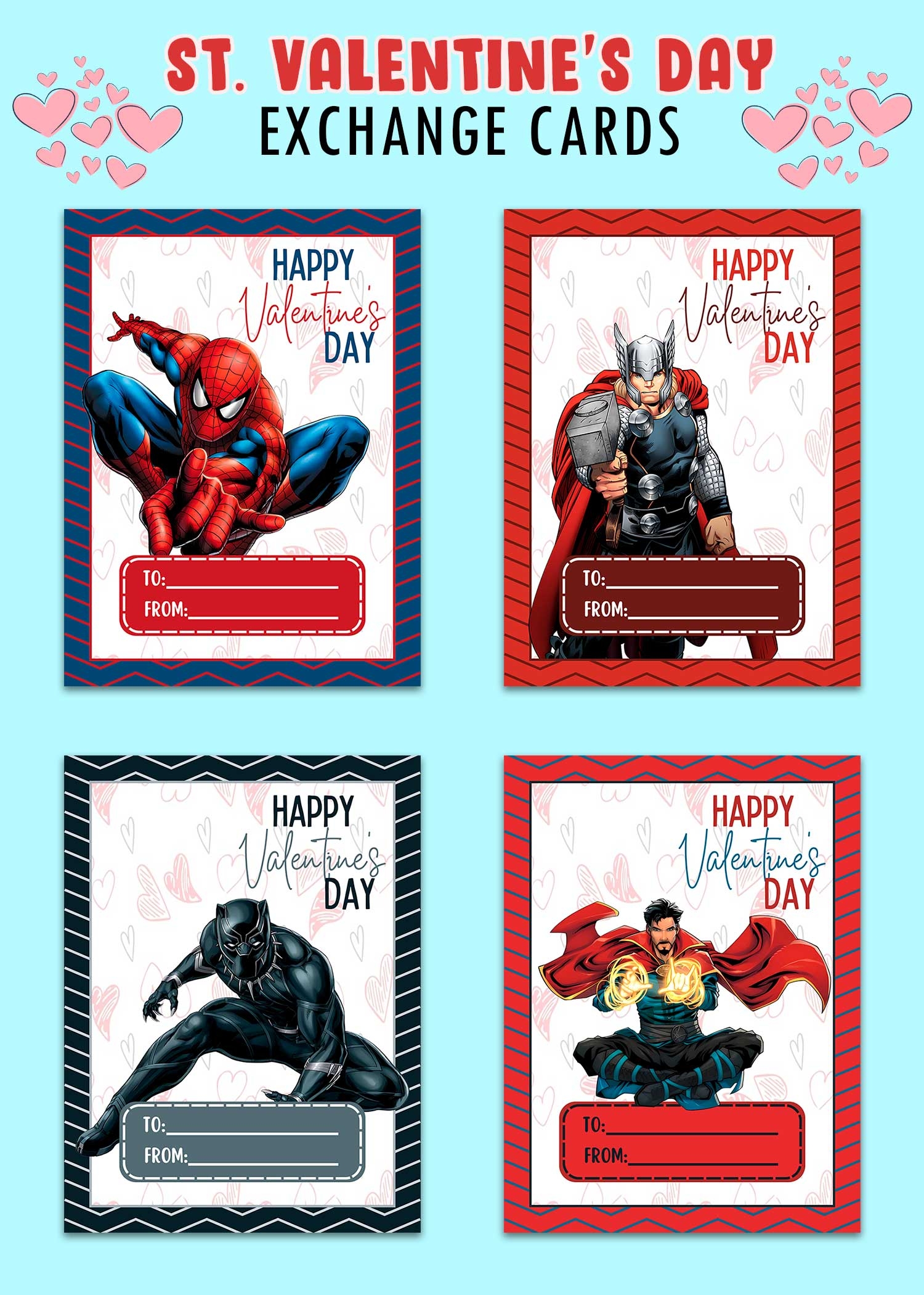 The Avengers Valentines Day Cards Pixavite
