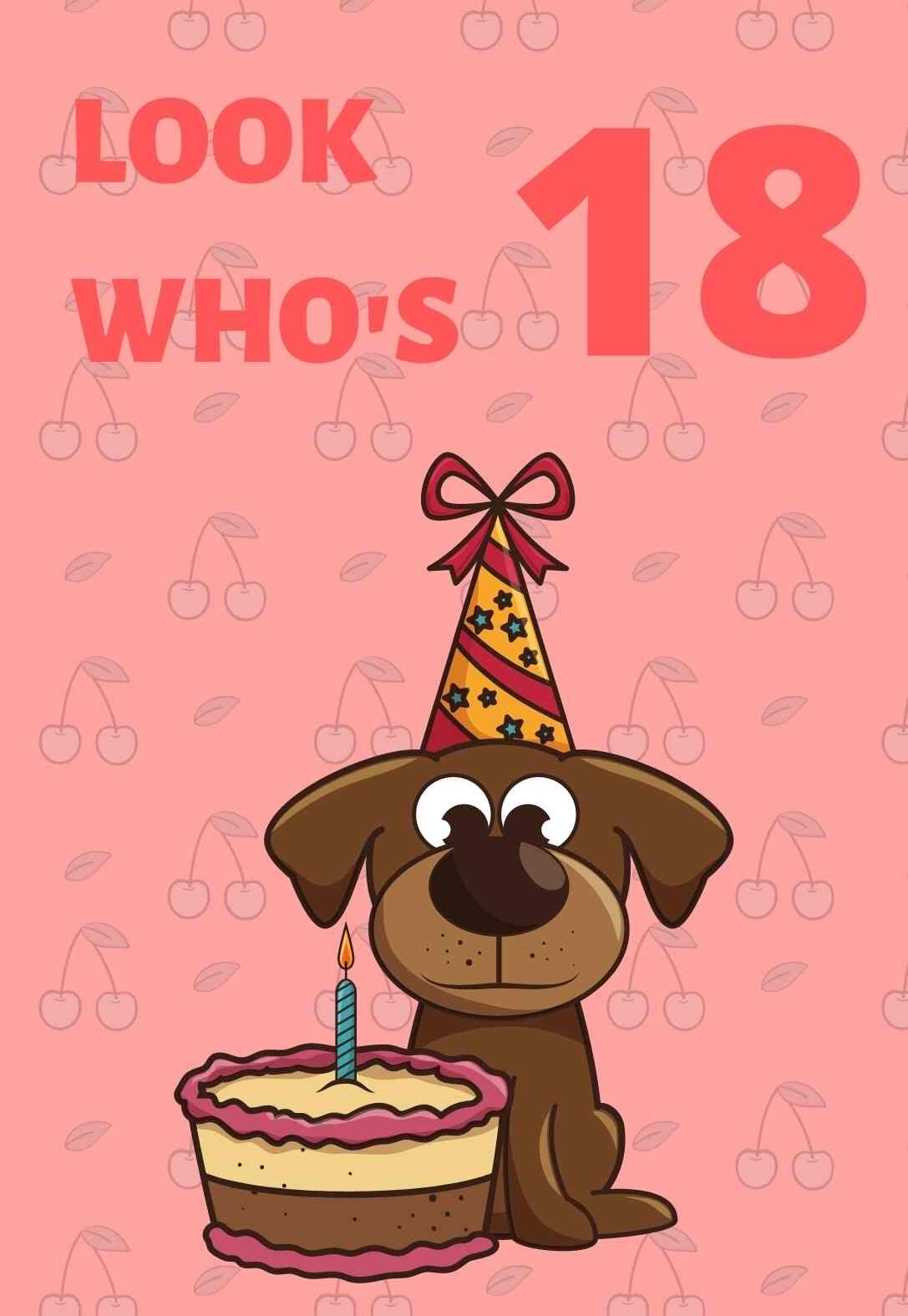 printable 18th birthday cards