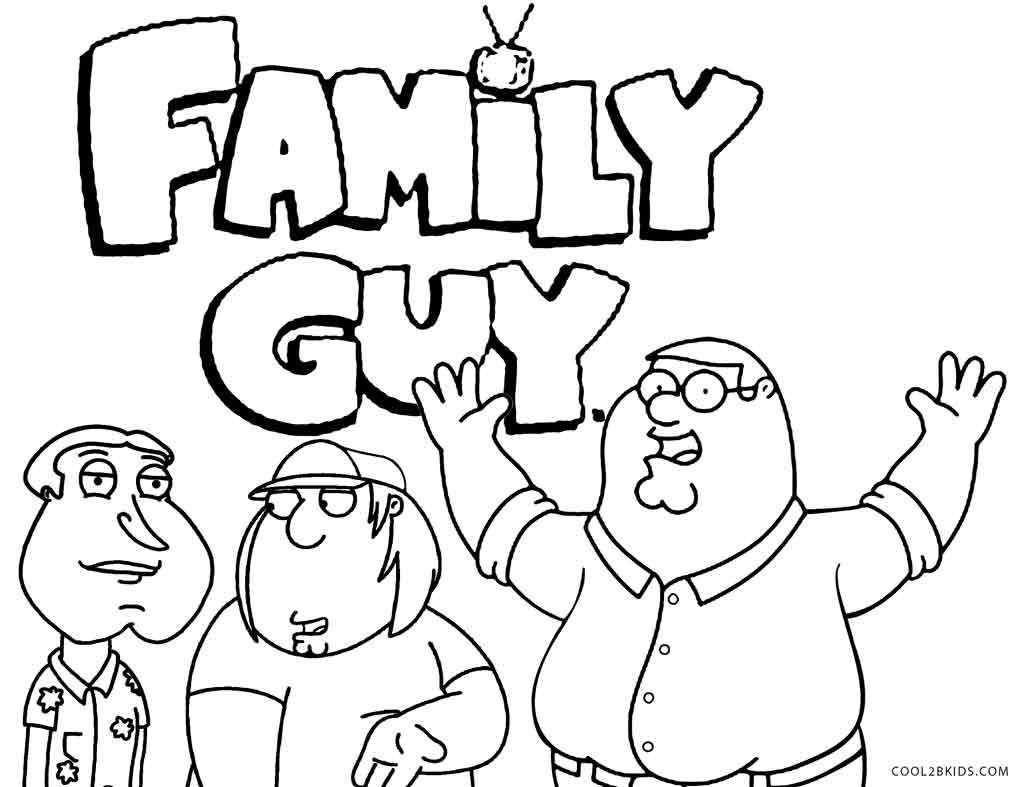 Coloring Pages About Family