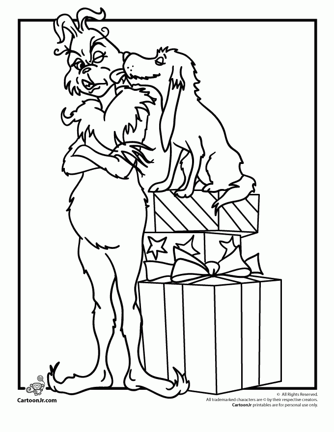 The Grinch Coloring Page Coloring Home
