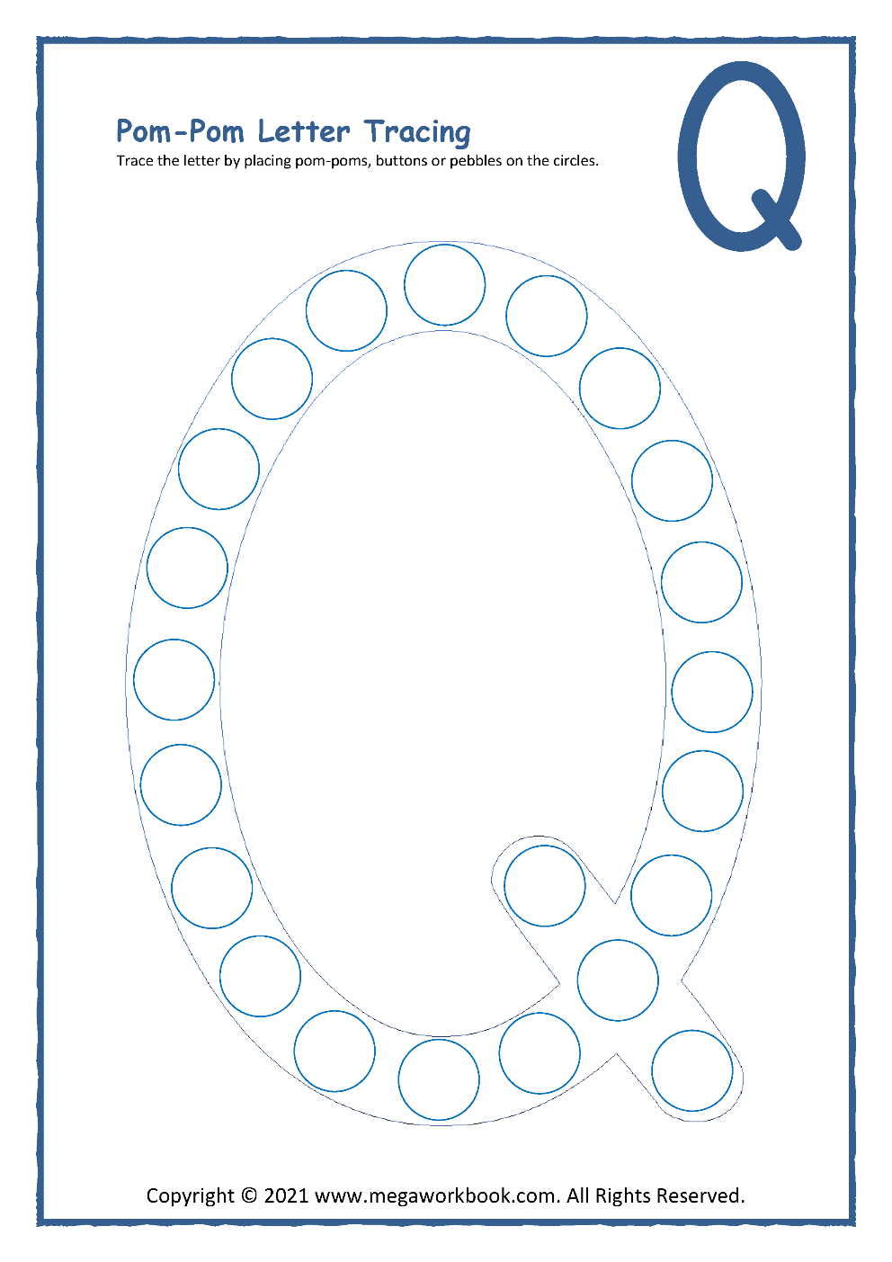 worksheets for the letter q