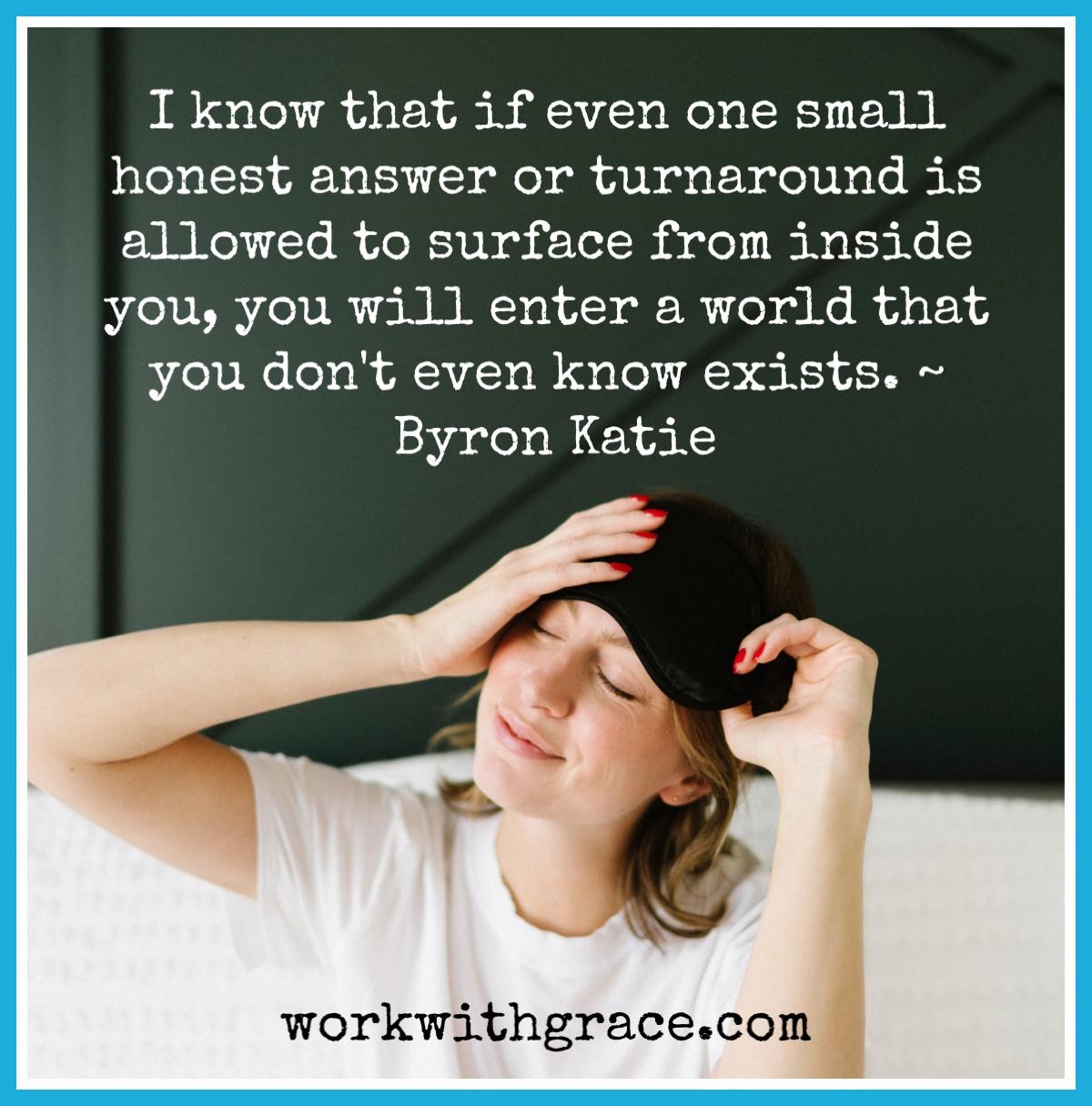 The Work Of Byron Katie Worksheets Library
