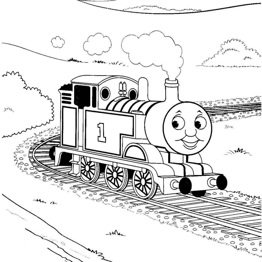 Thomas Train Coloring Pages Free Printable