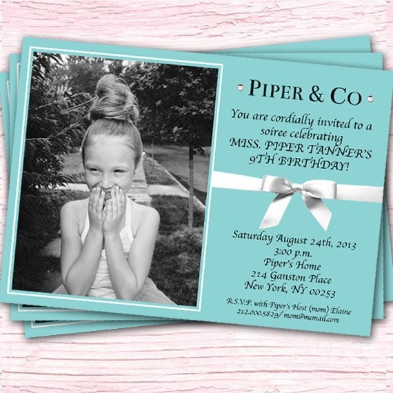 Tiffany And Co Invitations