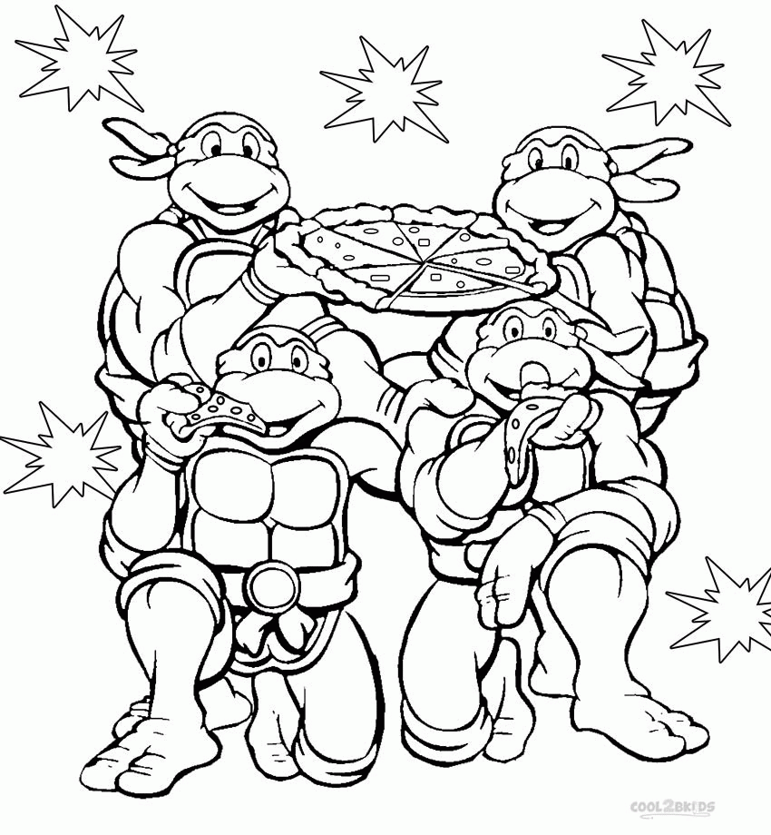Tmnt Coloring Pages Printable Coloring Nation